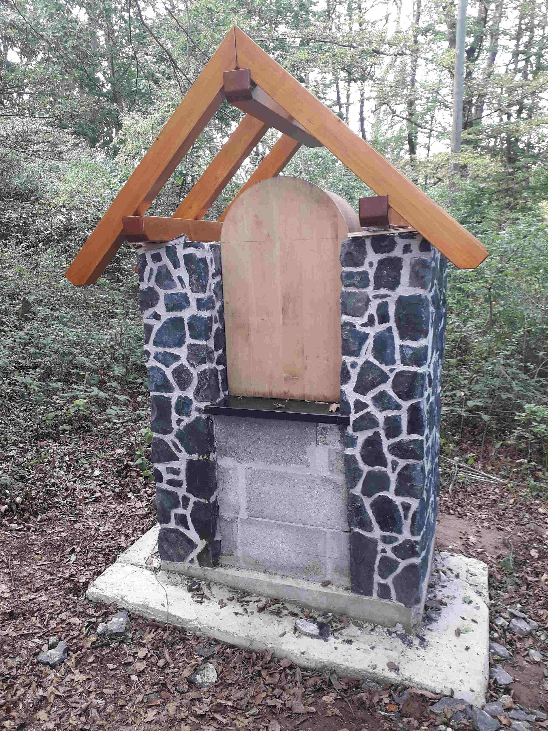 Das Gebälk, gezimmert von Markus Fasel